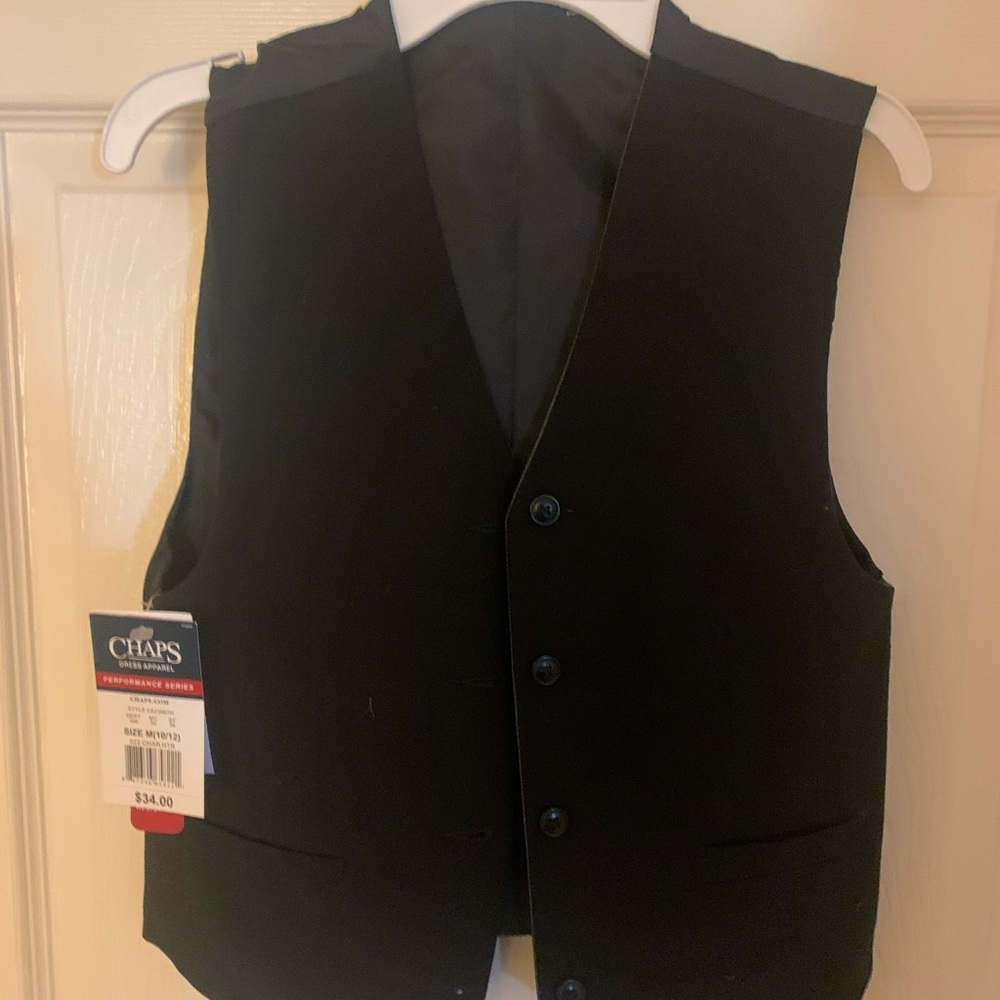Boys sz 10/12  Suit pants, vest, Jacket, belt
